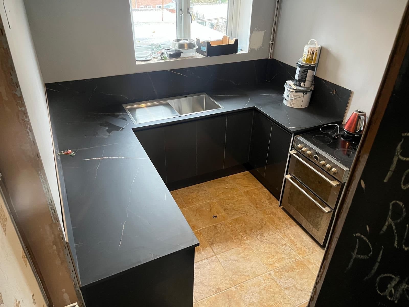 Completed modern kitchen renovation